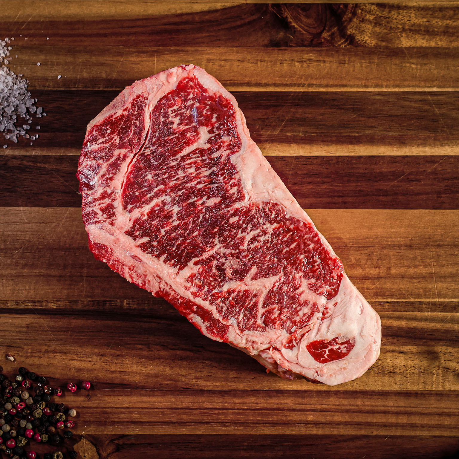 Kansas City Strip — Bone-in NY — American Akaushi Wagyu