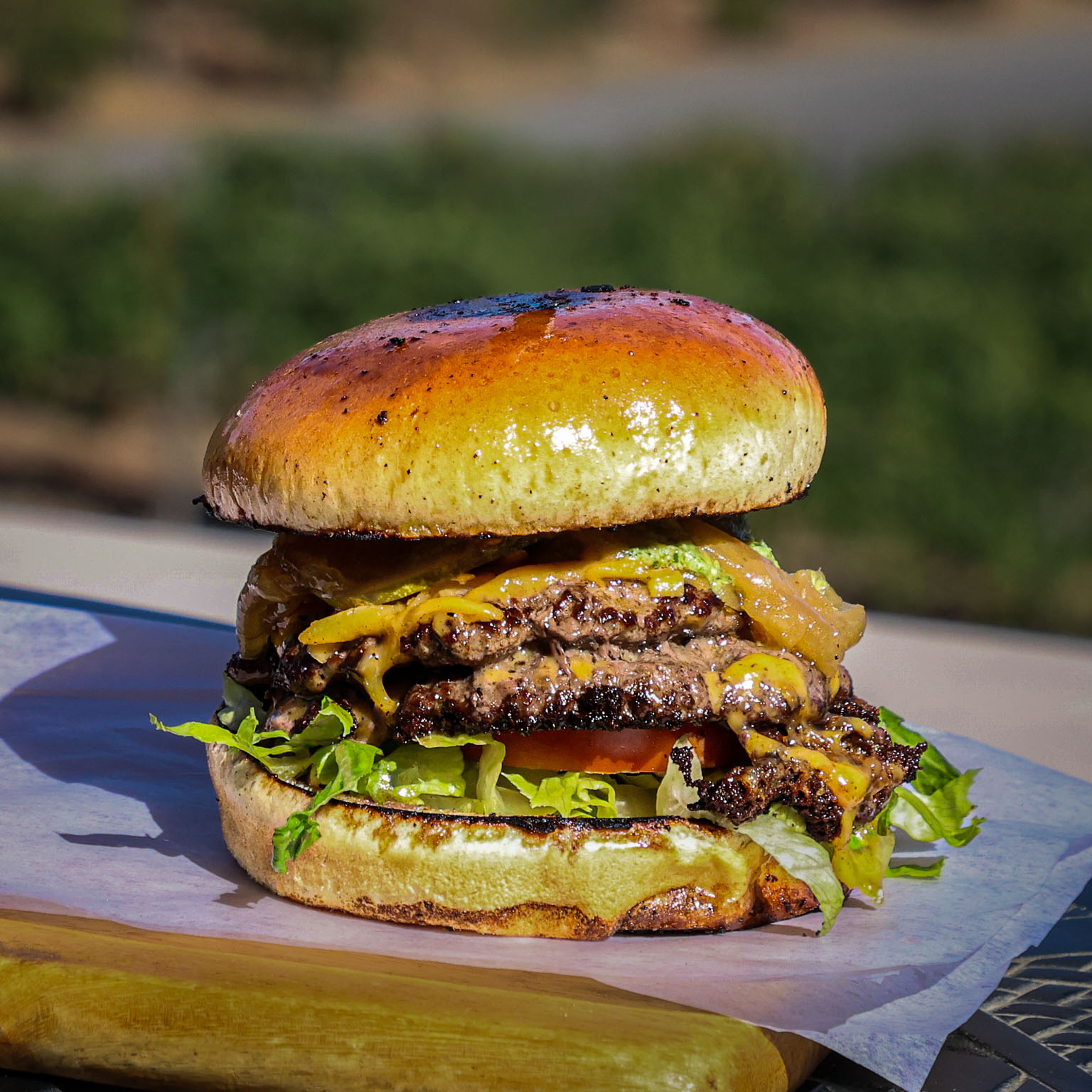 Premium Burger Patties Beef Akaushi Wagyu Beef Hook and Cleaver Ranch