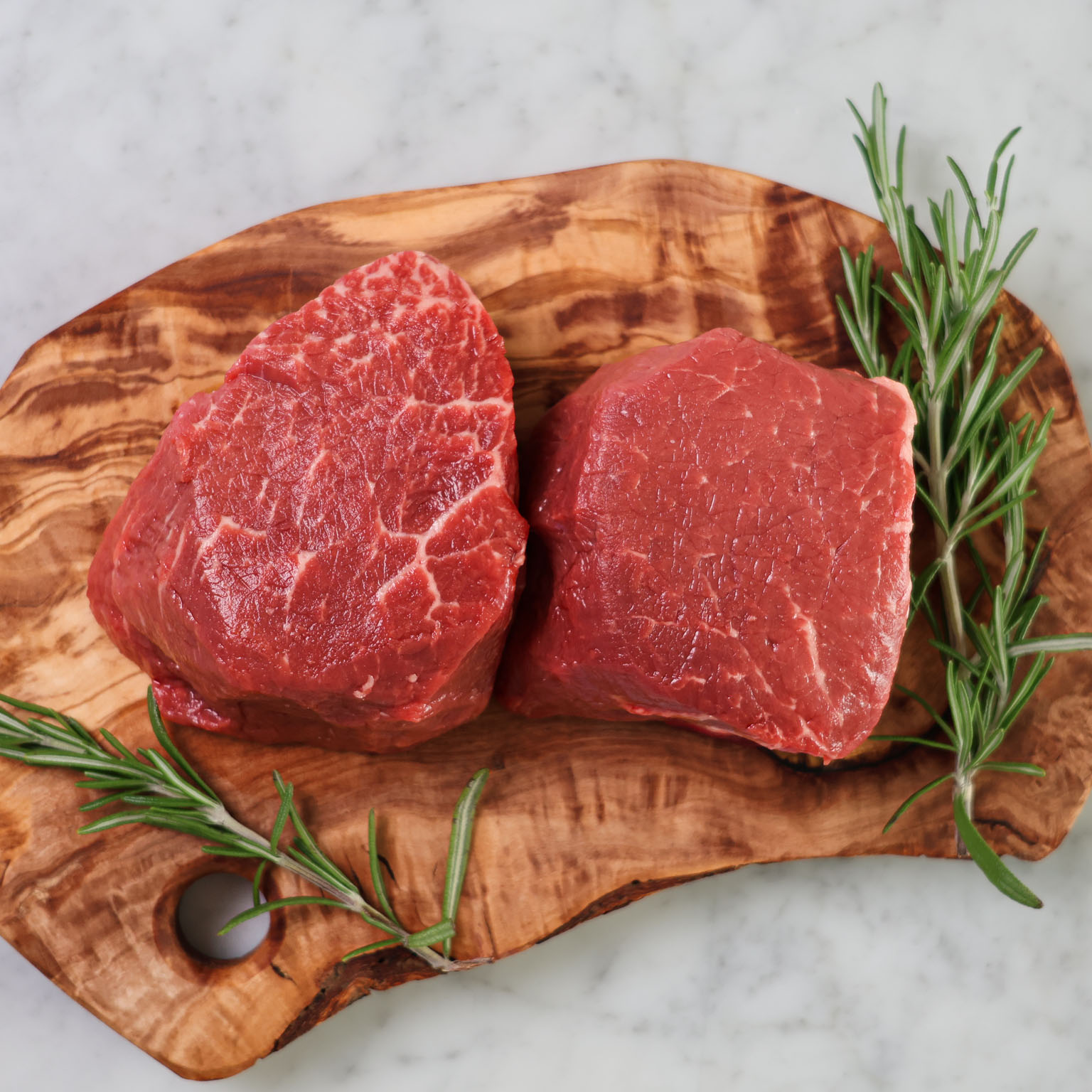 Filet Mignon Steak Akaushi Wagyu Beef Hook and Cleaver Ranch