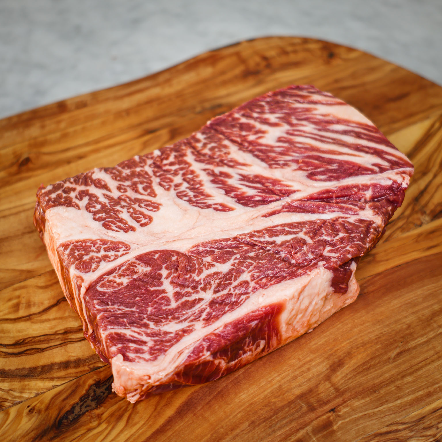 Chuck-eye Steak Akaushi Wagyu Beef Hook and Cleaver Ranch