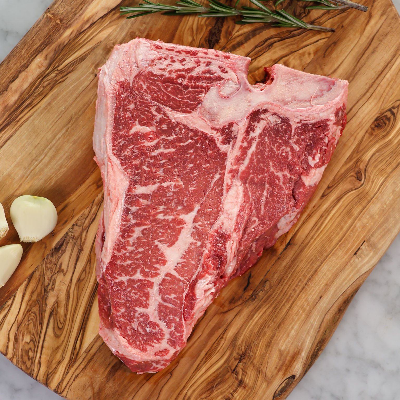 Porterhouse Steak Akaushi Wagyu Beef Hook and Cleaver Ranch