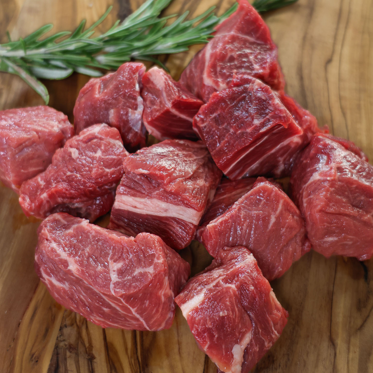 Top sirloin kabobs Akaushi Wagyu Beef Hook and Cleaver Ranch