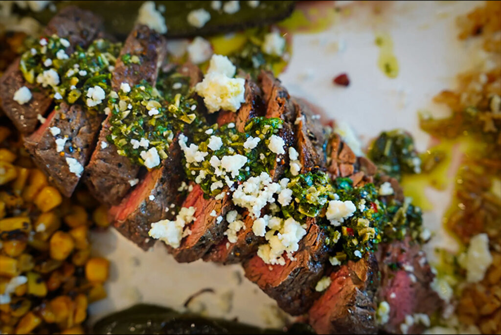 Reverse Sear Teres Major with Pumpkin Seed Chimichuri Sauce Recipe