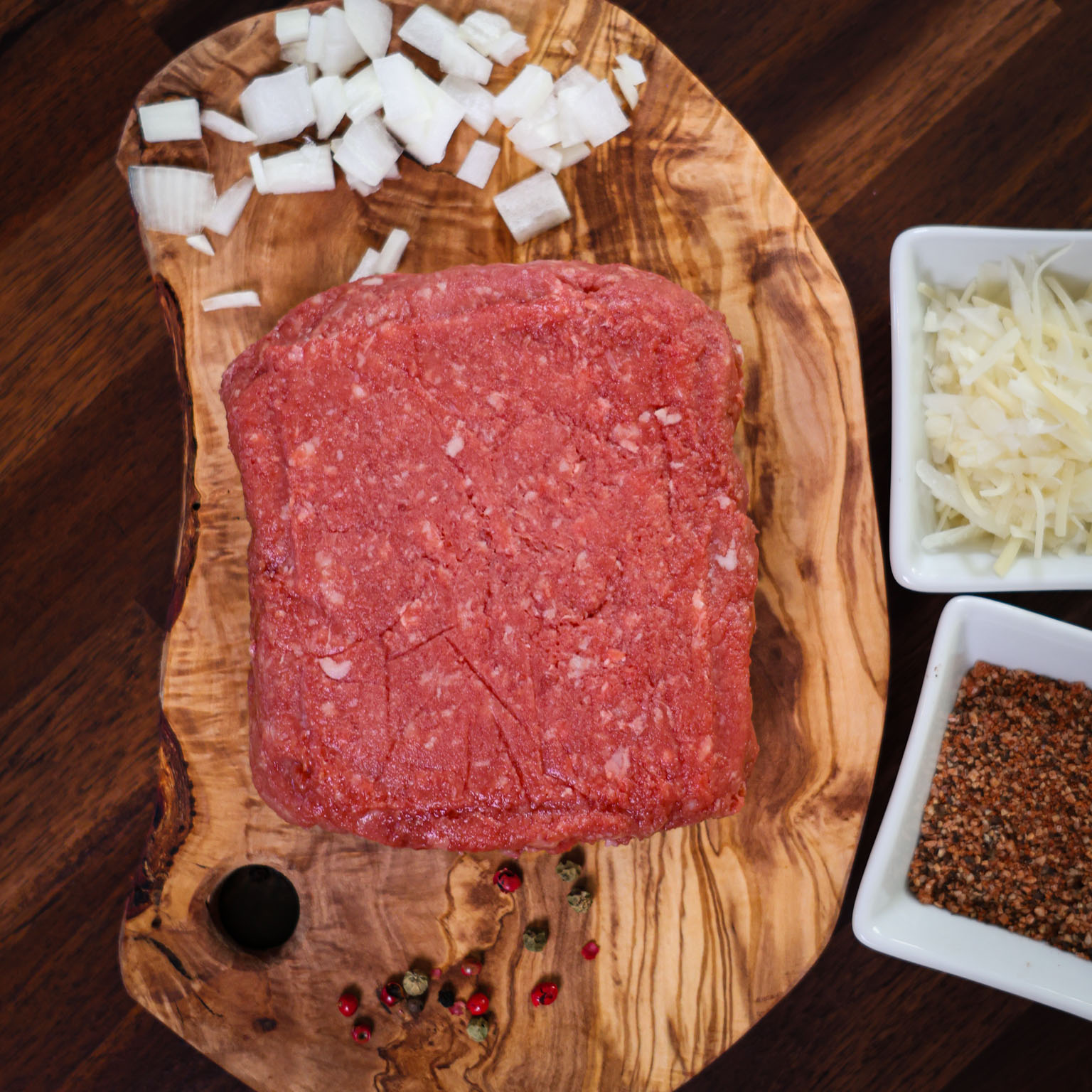 All Natural Ground Beef Beef Akaushi Wagyu Beef Hook and Cleaver Ranch