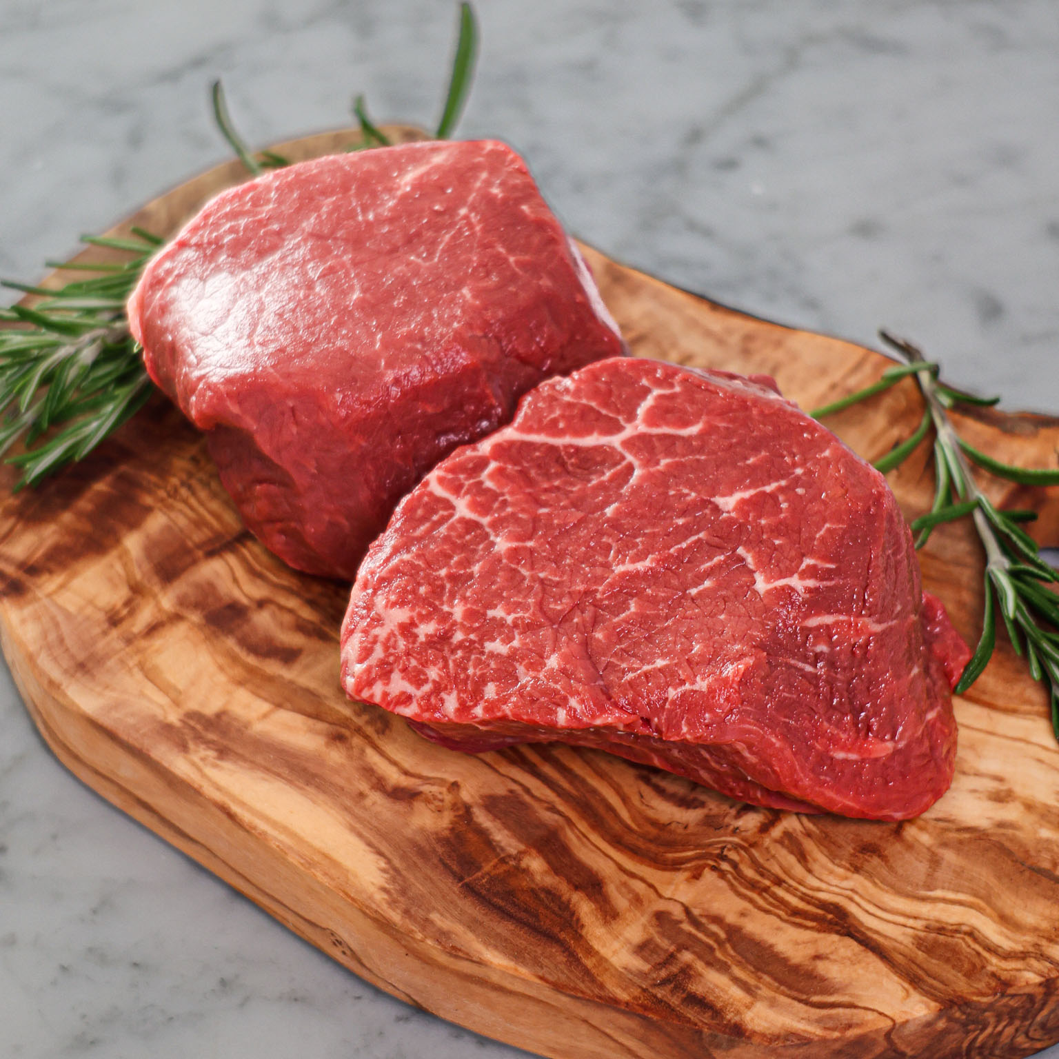 Filet Mignon Steak Akaushi Wagyu Beef Hook and Cleaver Ranch