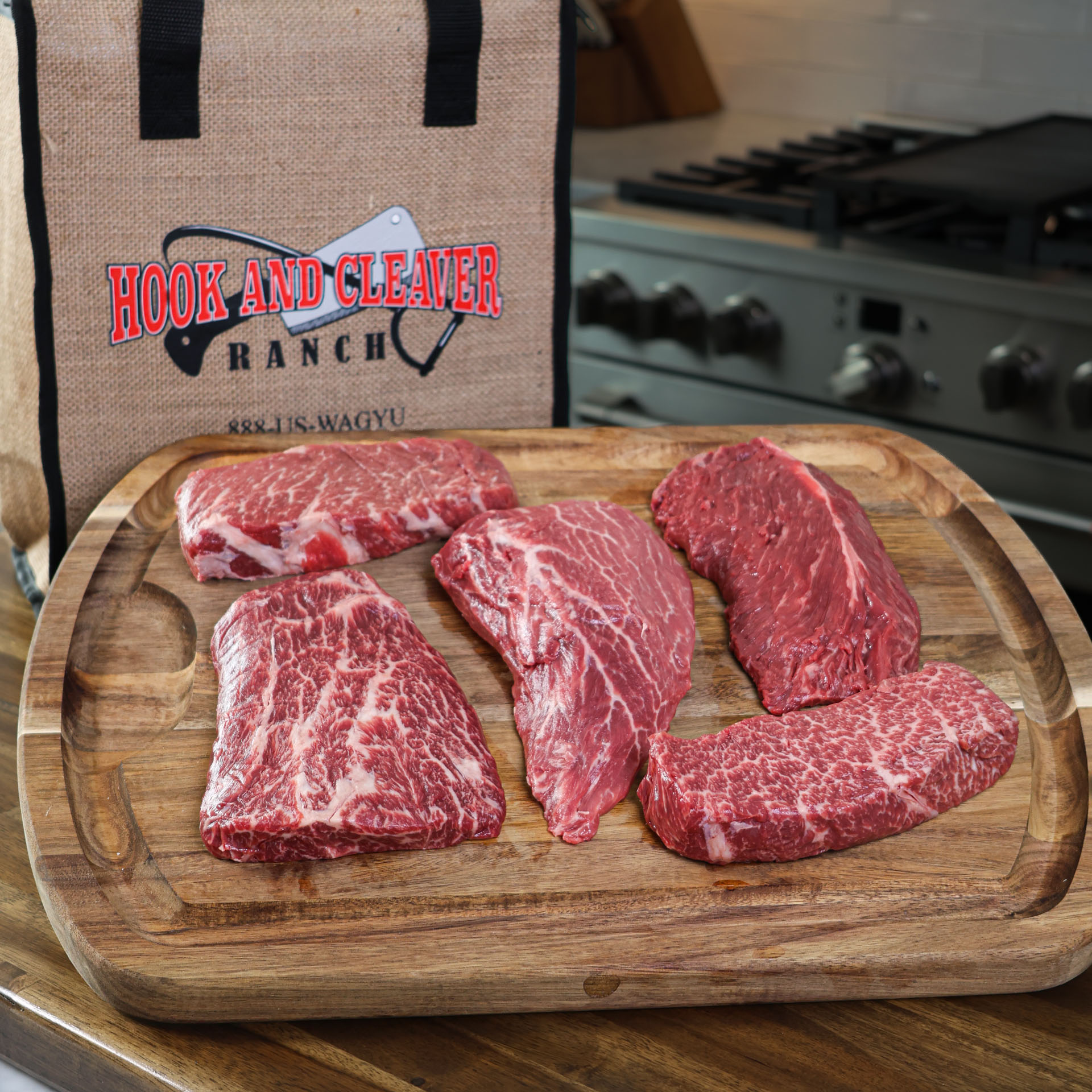 Butchers Secret Bundle by Hook and Cleaver Ranch featuring Delmonico steak, Denver steak, Hanger Steak, Teres Major Steak, Flat Iron